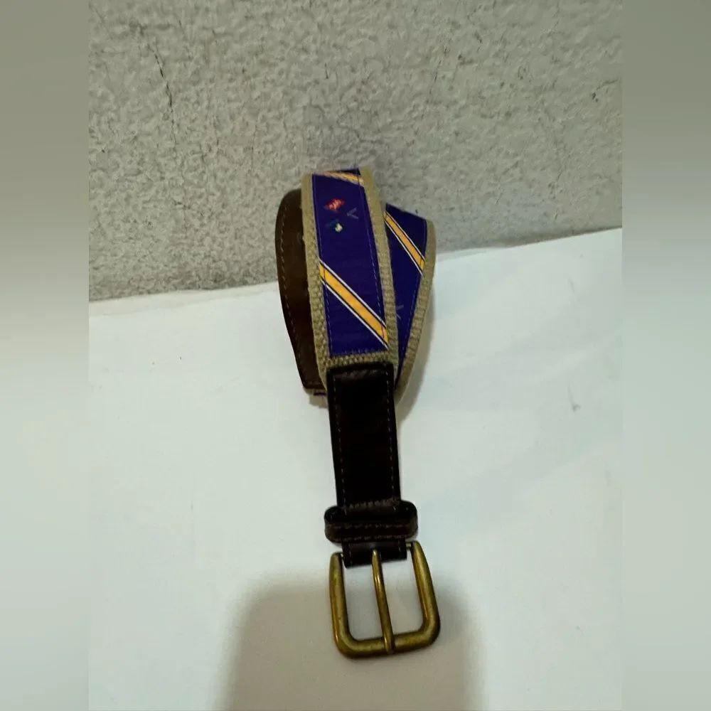 LEVELWEAR Canvas, Leather, and Fabric Belt 32/34